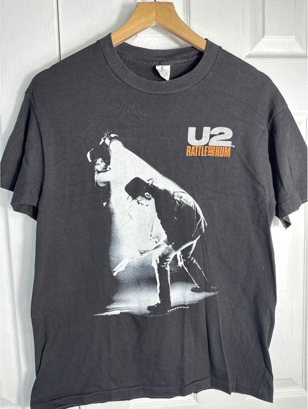Vintage 1988 U2 Rattle and Hum Concert T-Shirt Large